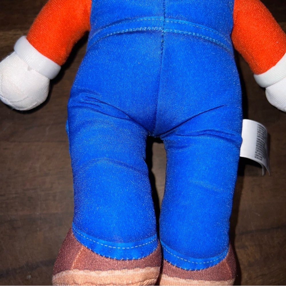 Super Mario Bros Movie MARIO Poseable Plush Figure Jakks Pacific Toy Nintendo - Picture 11 of 16